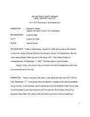 Charles Gibbs Interview