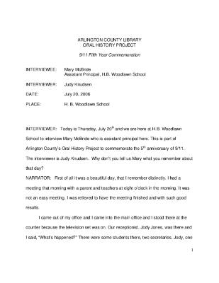 Mary McBride Interview