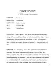 Florence and Jue Stanton Interview