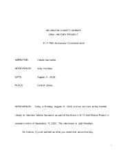 Valarie Gamache Interview