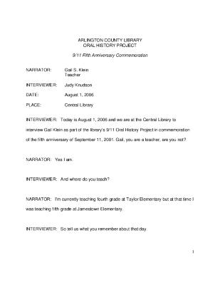 Gail Klein Interview