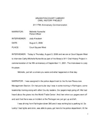 Michelle Nuneville Interview