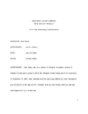 Azar Attura Interview