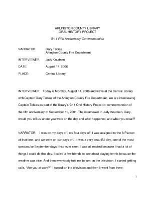 Gary Tobias Interview