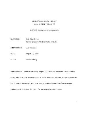 R. S. Kern Interview