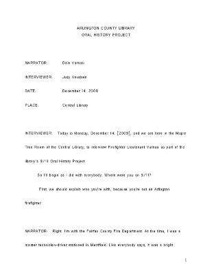 Dale Varnau Interview