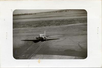 Airplane Landing at Washington National Airport, 1942