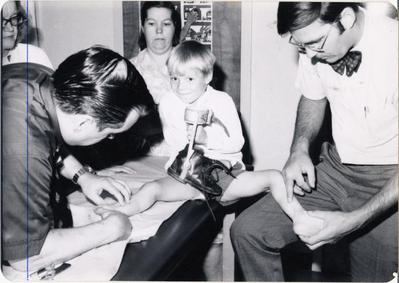 Physical Examination of Child in Orthpedic Clinic