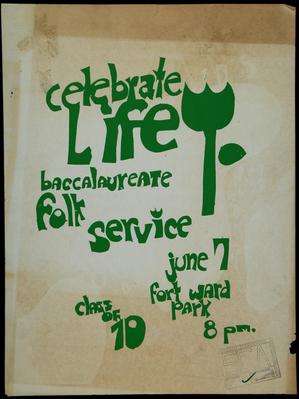 Celebrate Life Baccalaureate Folk Service, 1970