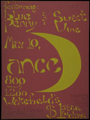 Dance, May 10, featuring Blue Penny and Sweet Wine