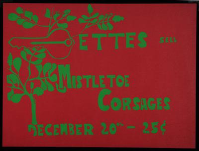 Keyettes Sell Mistletoe Corsages