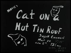 "Cat On a Hot Tin Roof" Movie Showing
